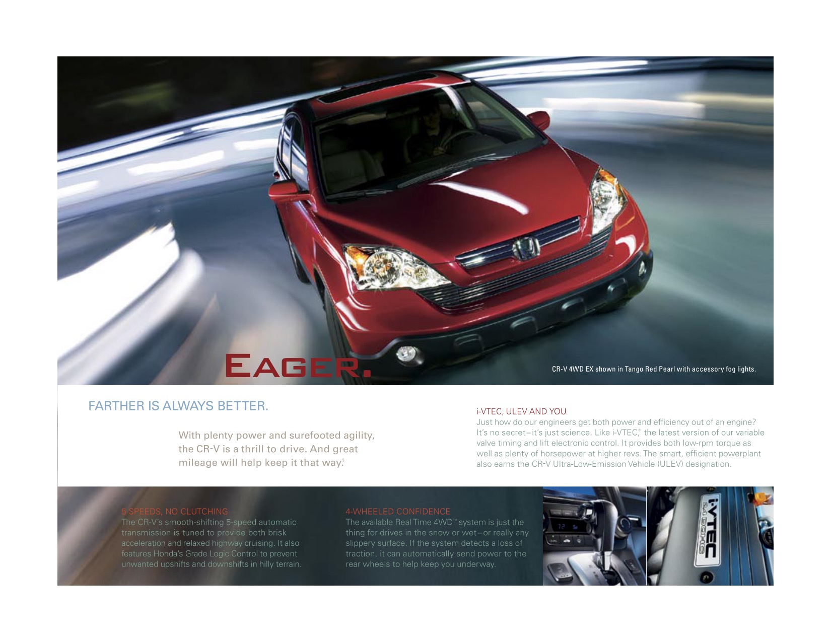 2008 Honda CR-V Brochure Page 3